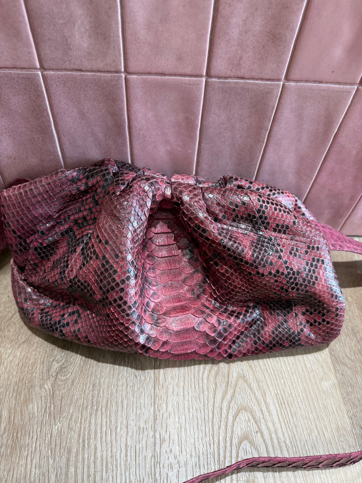 Sac rose en cuir Sista 24/06