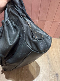 Bel Air sac noir en cuir cabas 01/06