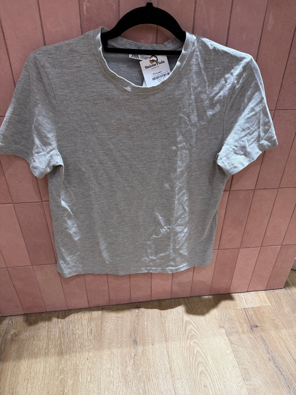 T-shirt Zara Gris T.S