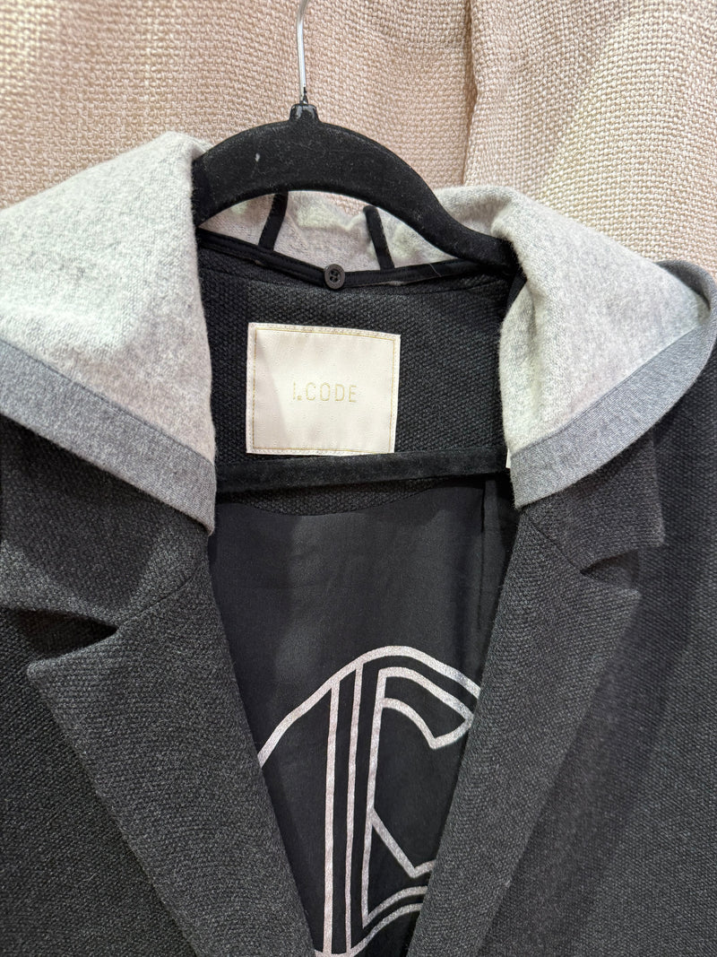 Blazer I.Code gris capuche T.44