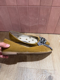 Ballerines velours jaune Boden T.40 17/09