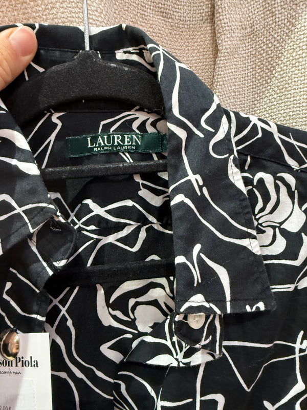 Chemise Noir Ralph Lauren T.40