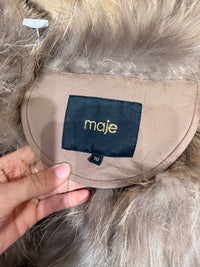 Manteau en vrai fourrure Maje T.U 10/09