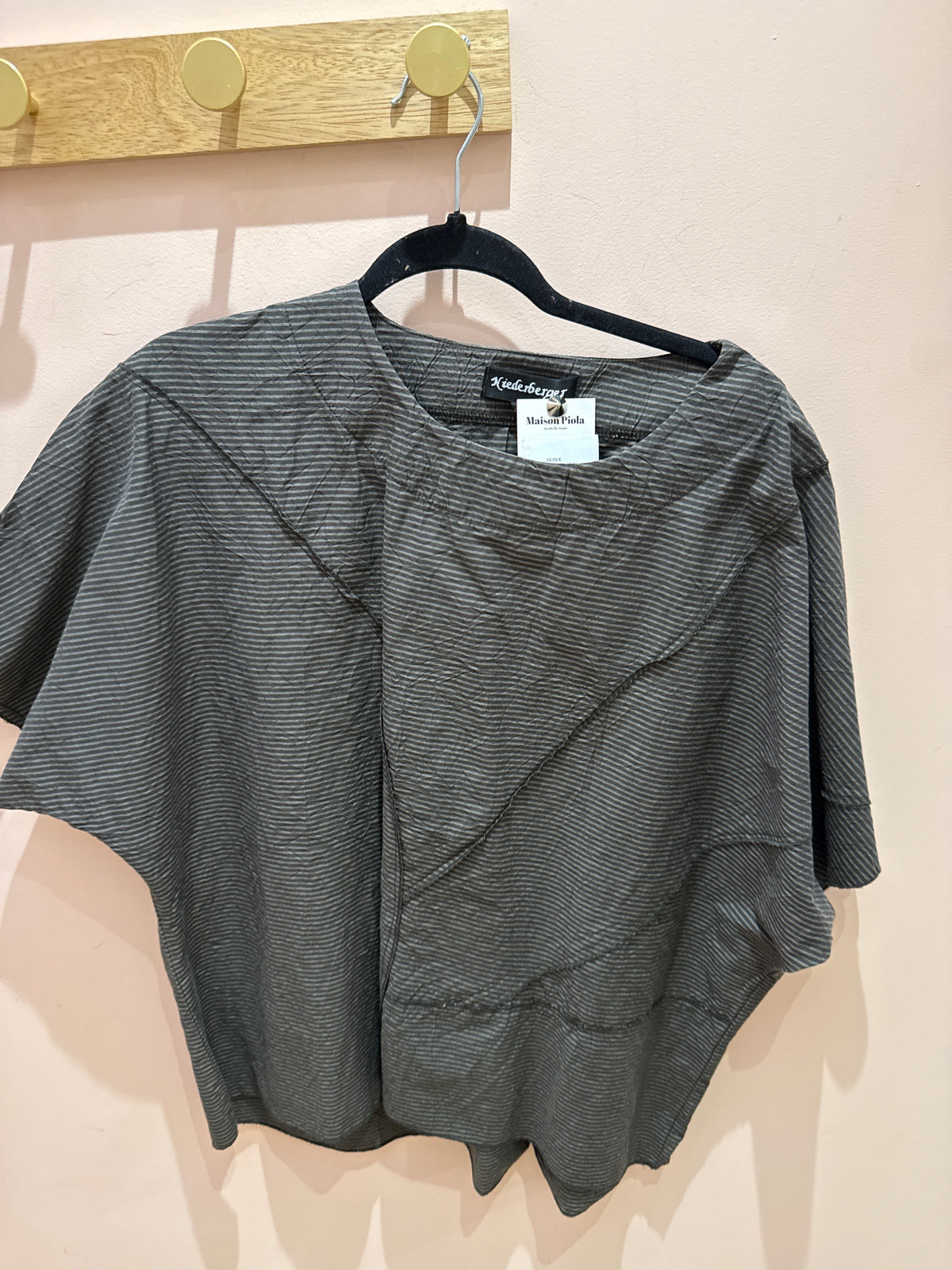 Niederbeger blouse kaki gris XL