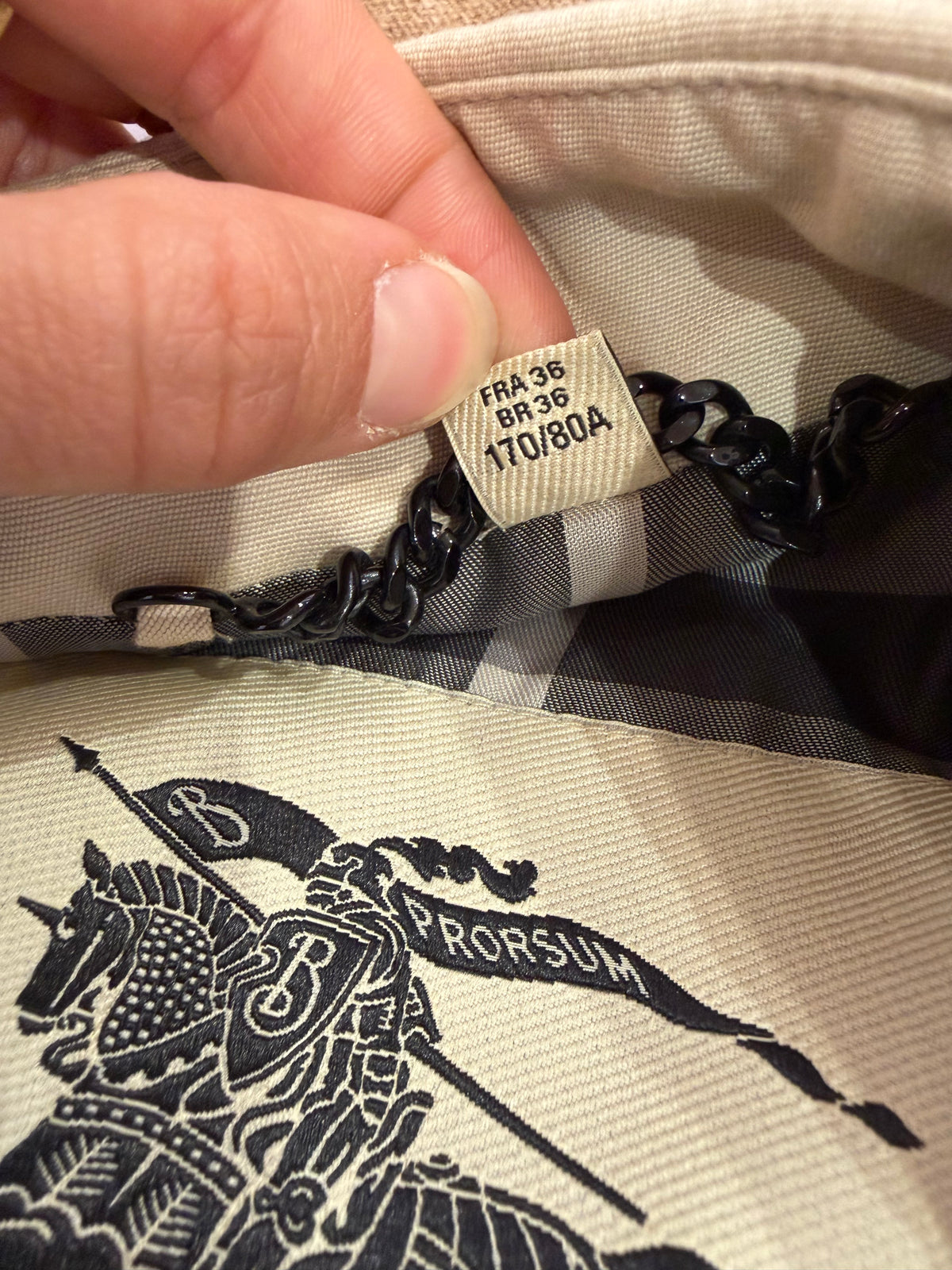 Trench beige Burberry - T.36 19/09