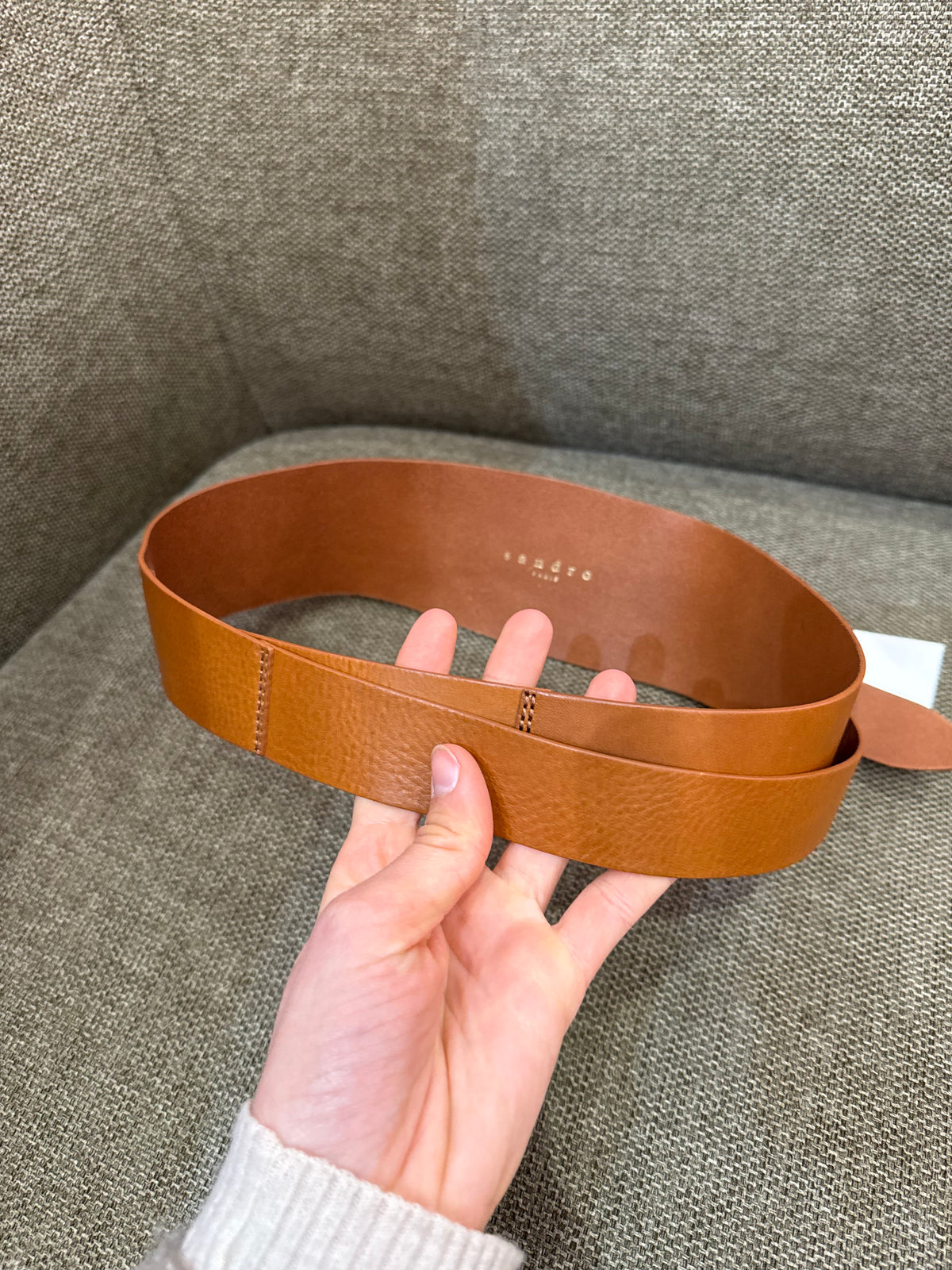 Ceinture Sandro T.S cuir