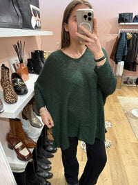 American Vintage pull vert laine T.XL