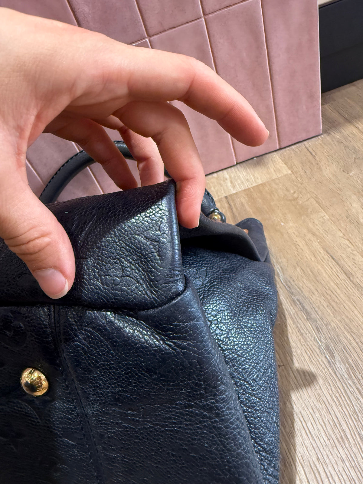 Sac Louis Vuitton empreinte MM Marine arsty 25/06