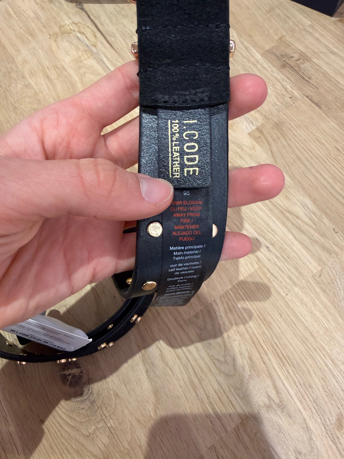 Ceinture I.Code cuir détail doré95