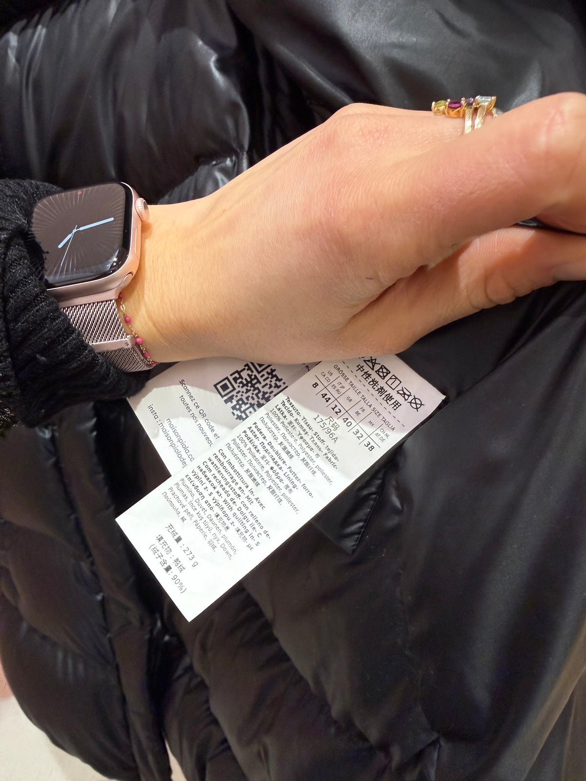 Doudoune iblues t.40 plumes duvet