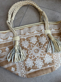 Sac beige en cuir Antik batik 16/08