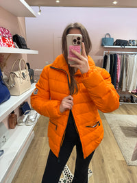 Doudoune orange moncler taille 5 31/05