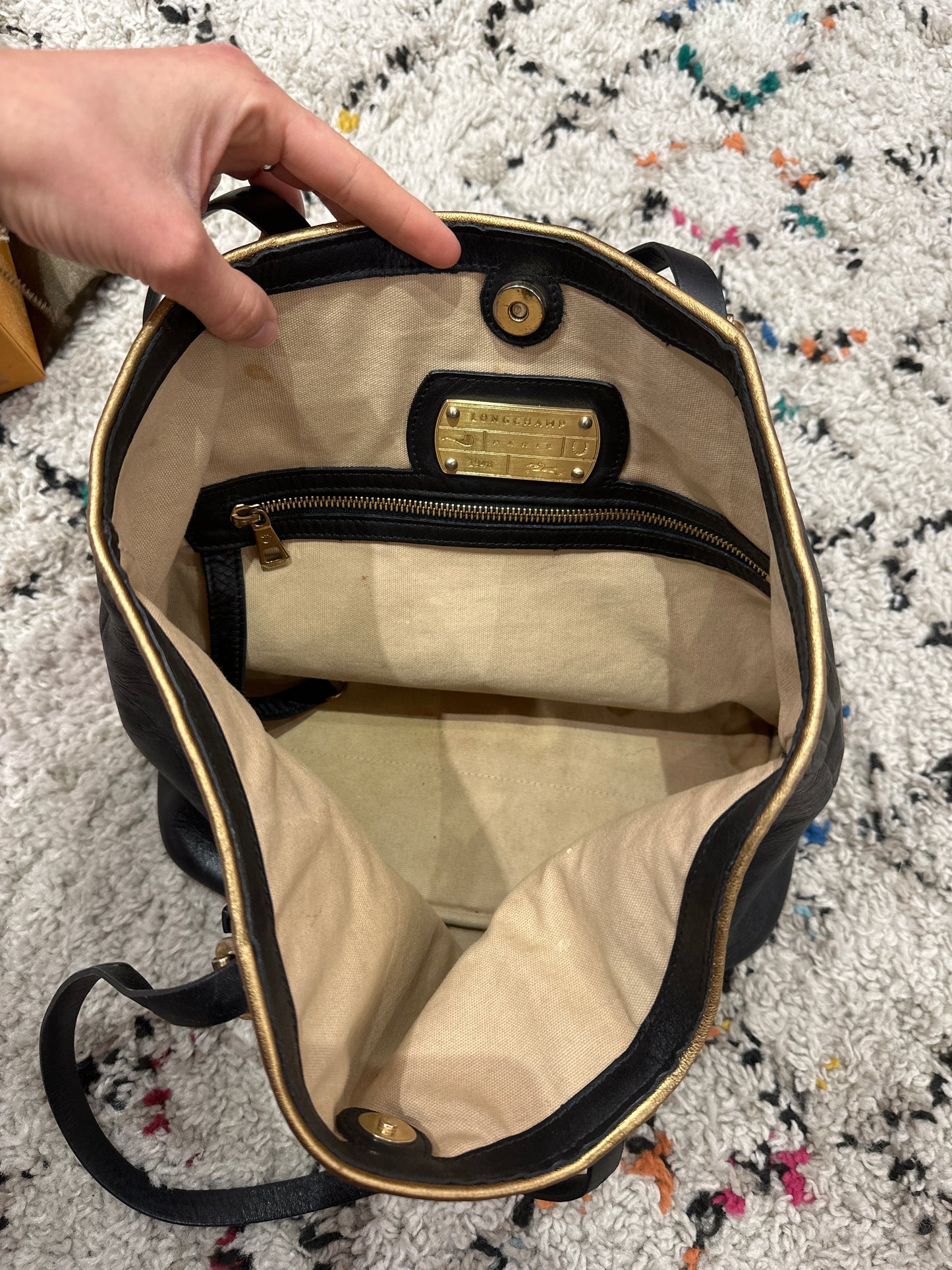 Sac longchamp noir