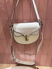 Sac blanc en cuir lancel