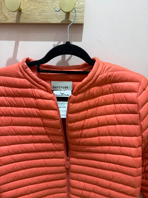 Doudoune Gertrude & Gaston orange T.L