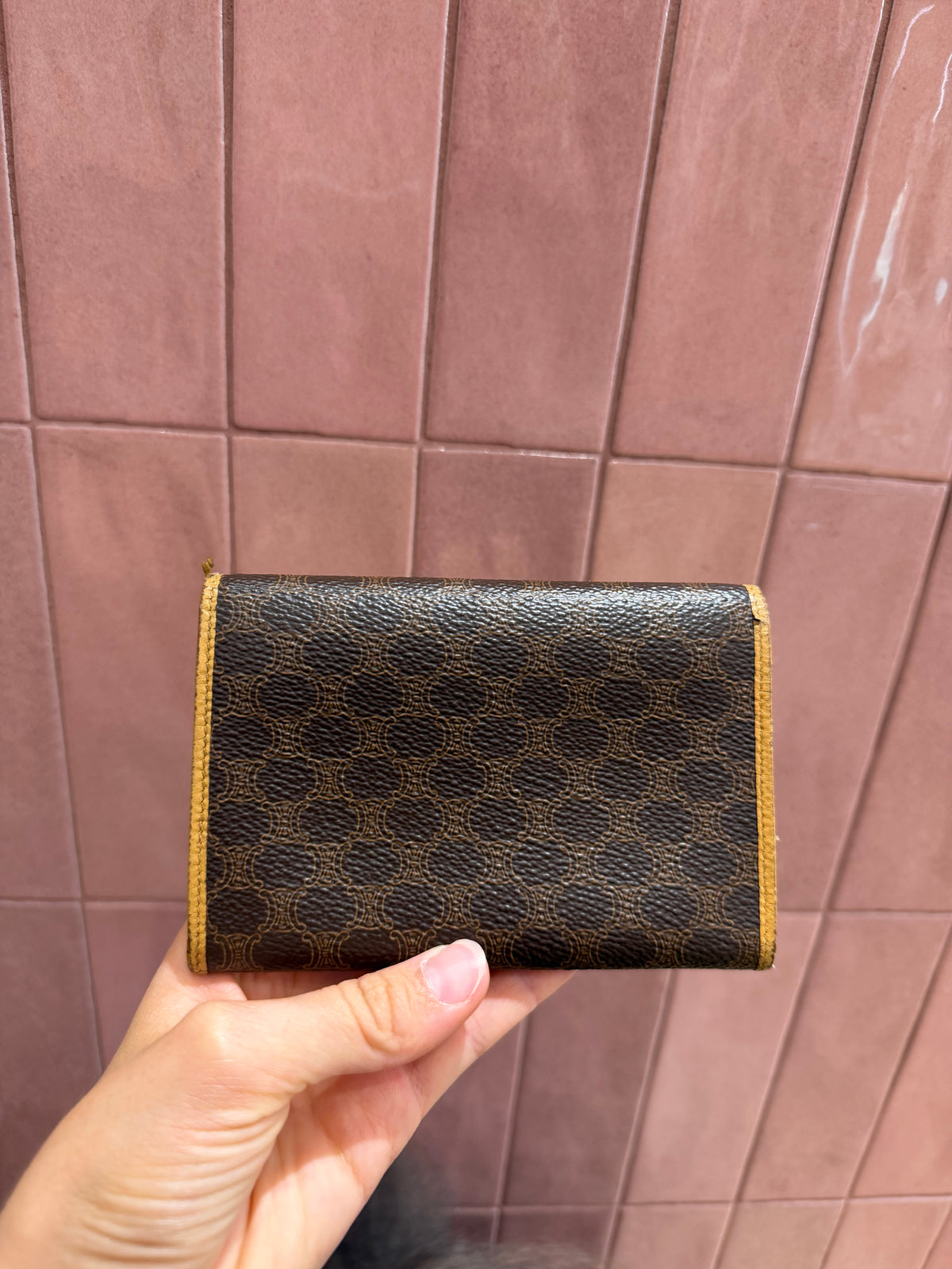 Porte-feuille Céline monogramme 08/08