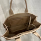 Sac inspiration beige simili cuir