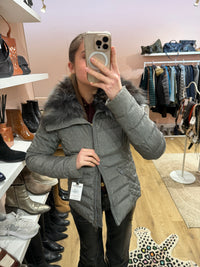 Veste grise plume Bomboogie T.M