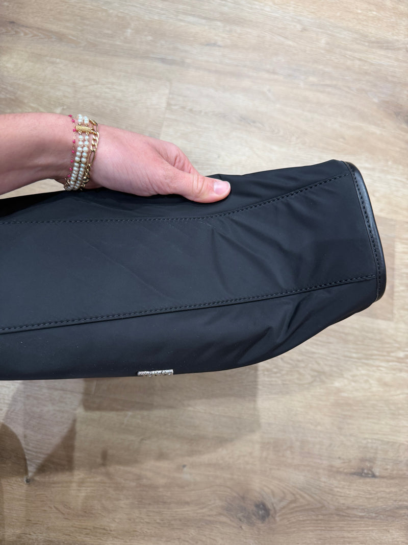 Sac noir en toile Karl Lagerfeld TU