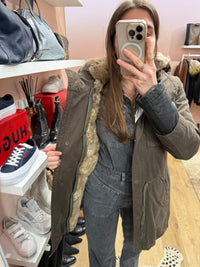 Doudoune IKKS kaki T.38