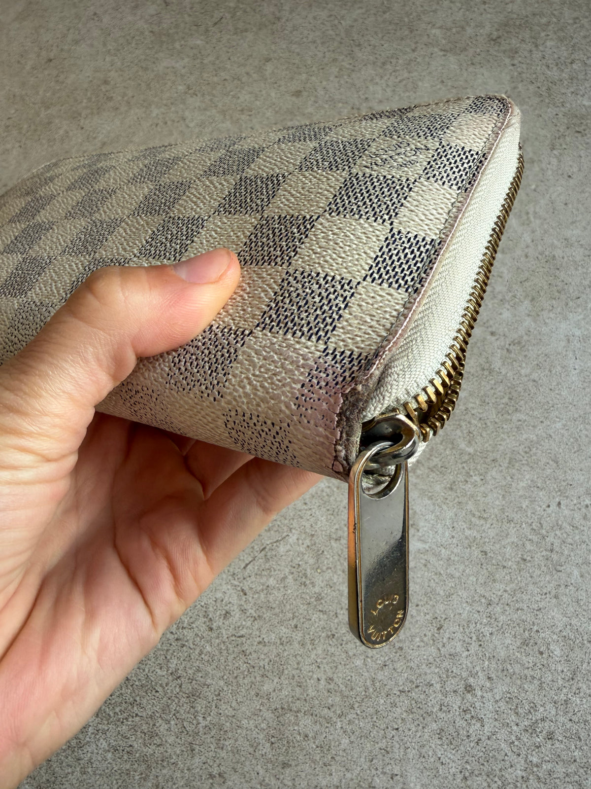 Porte-feuille Louis Vuitton damier azur 13/08