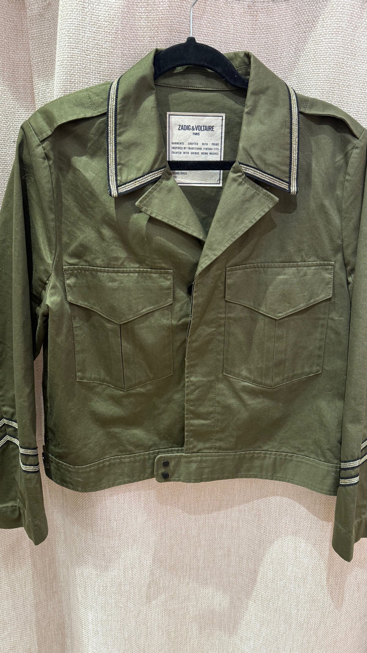 Veste kaki Zadig & Voltaire T.L