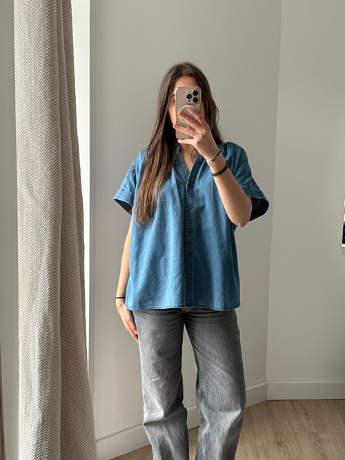 Blouse Comptoir des Cotonniers en jean T.M