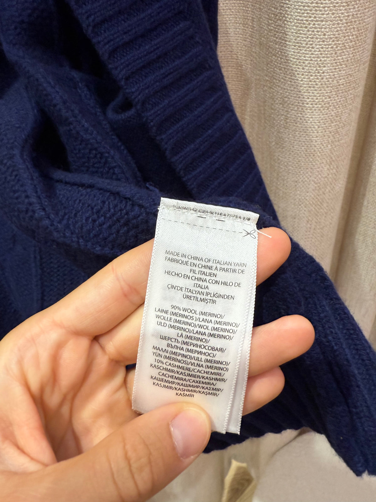 Gilet Bleu Ralph Lauren T.M