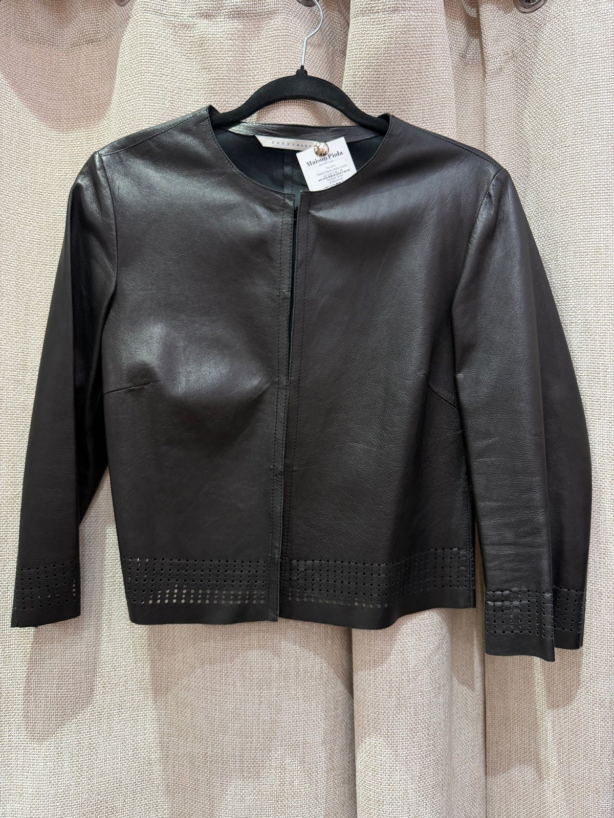 Penny Black Veste courte en cuir T.36 28/09