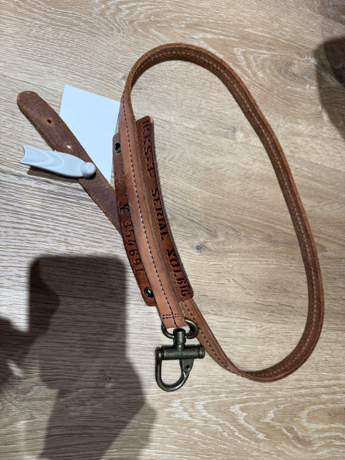 Ceinture épaisse marron IKKS