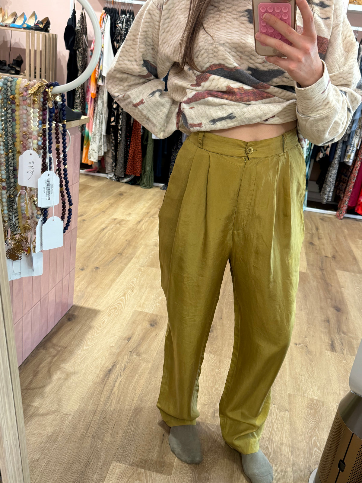 Pantalon Vert Hélène T.M 07/06