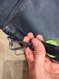 Sac Longchamp 08/08 cuir noir