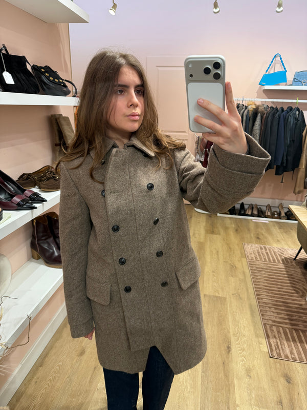 Chloé - Manteau marron - T.38 07/09