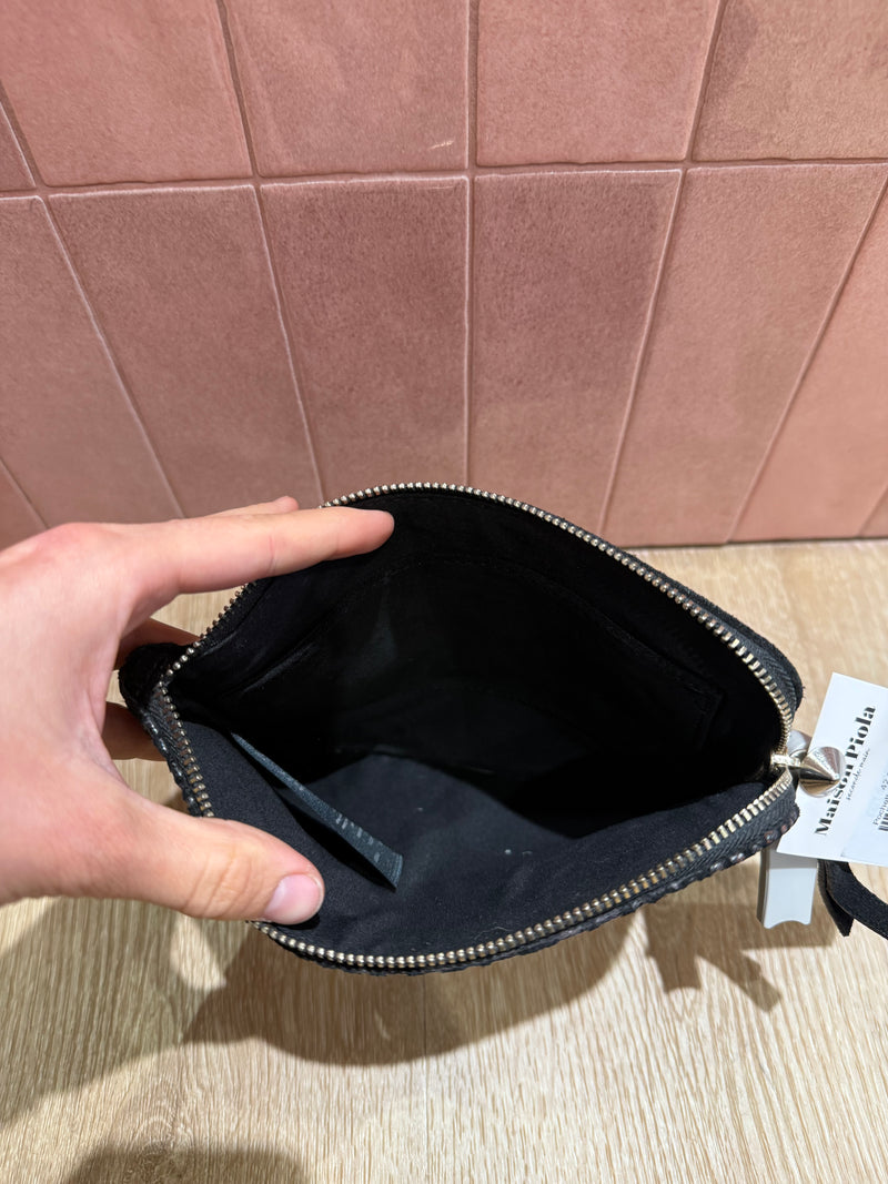 Pochette croco noire One Step
