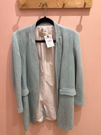 Blazer Zara vert d'eau T.38