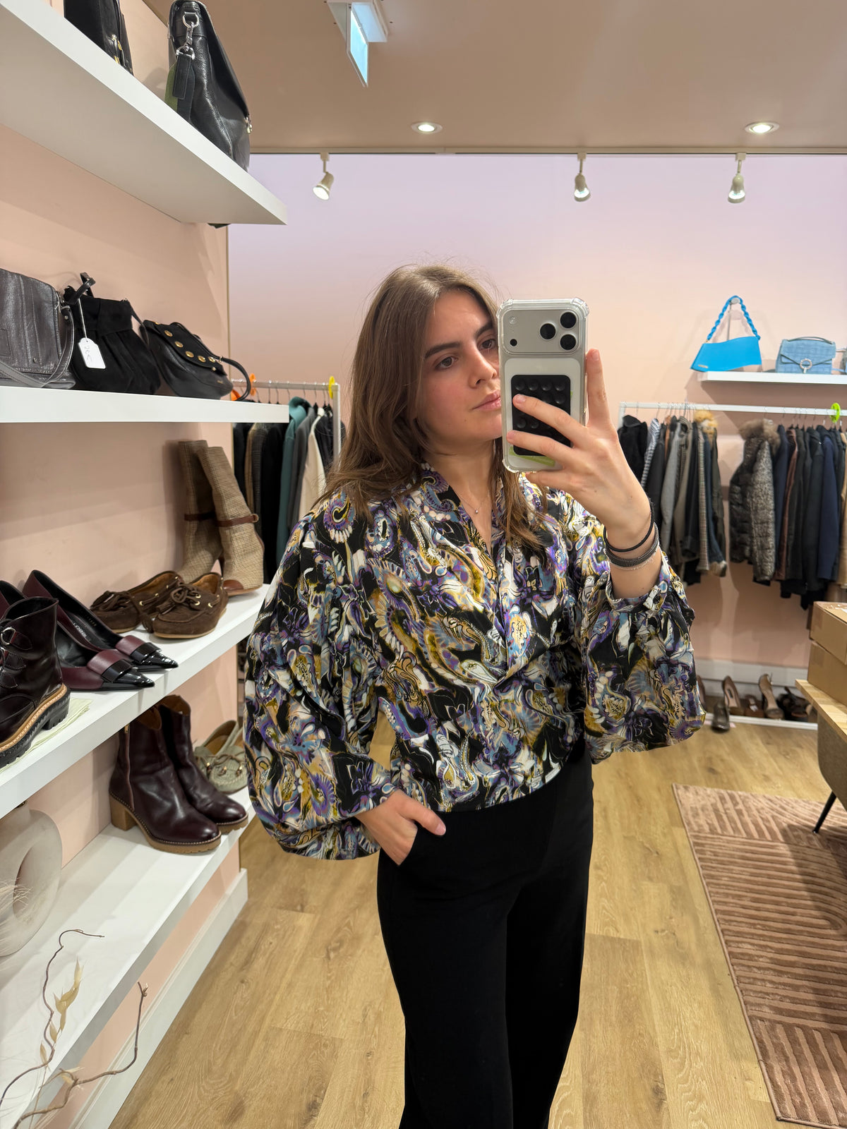 Blouse violette IRO - T.34 06/09