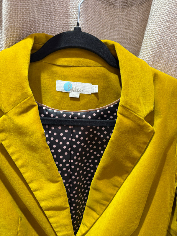 Blazer jaune velours Boden T.38 17/09