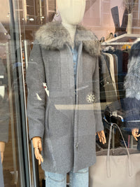 Manteau gris Claudie Pierlot T.40