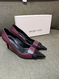 Escarpins noirs Sergio Rossi T.39 01/09