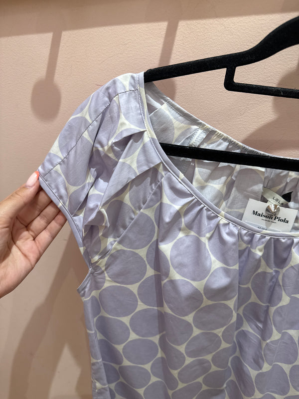 Top violet et beige Lolo T.M