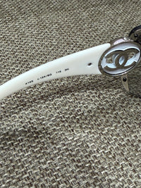 Lunettes blanches Chanel 20/09
