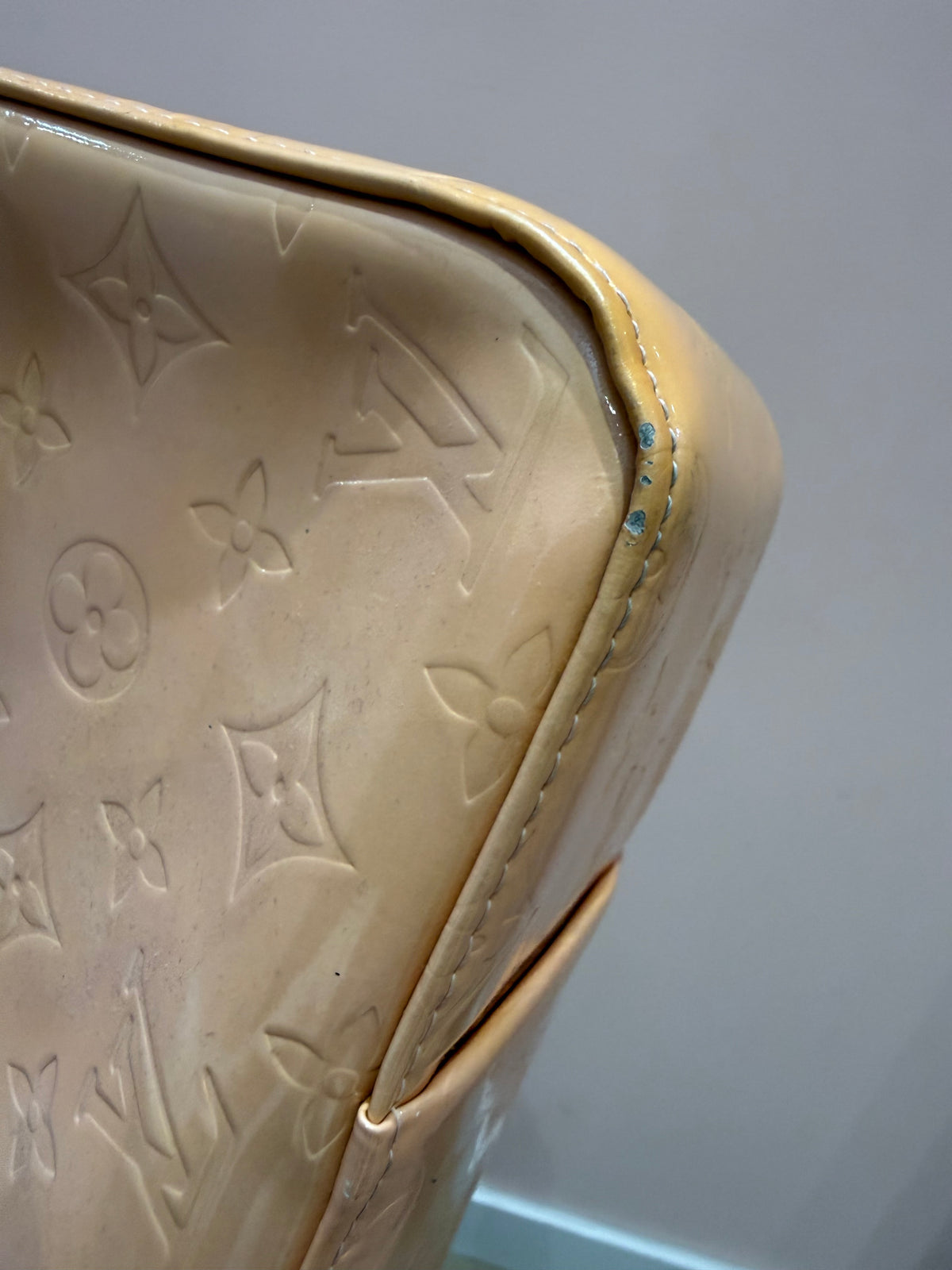 Sac rose Louis Vuitton vernis 08/07