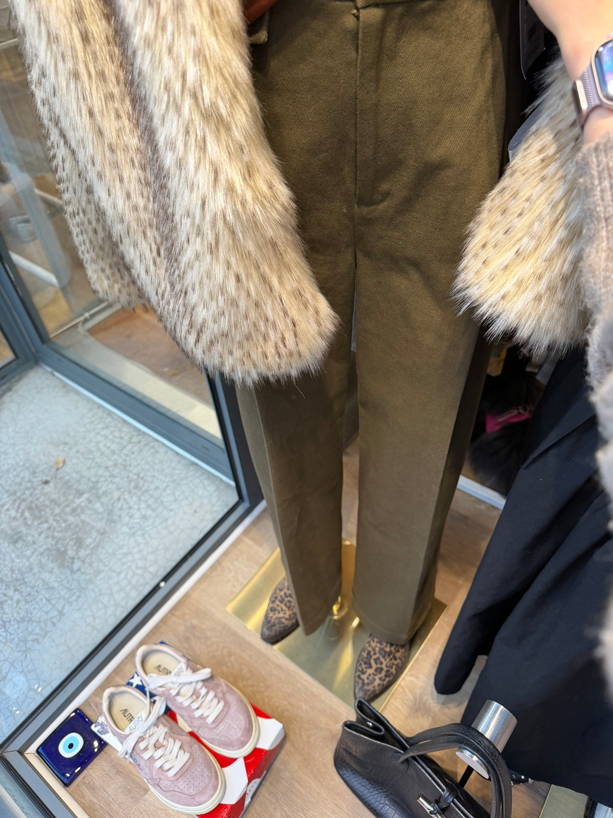 Pantalon large kaki IKKS T.34 22/10