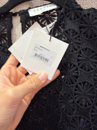 Sandro Top noir dentelle T.M 27/09