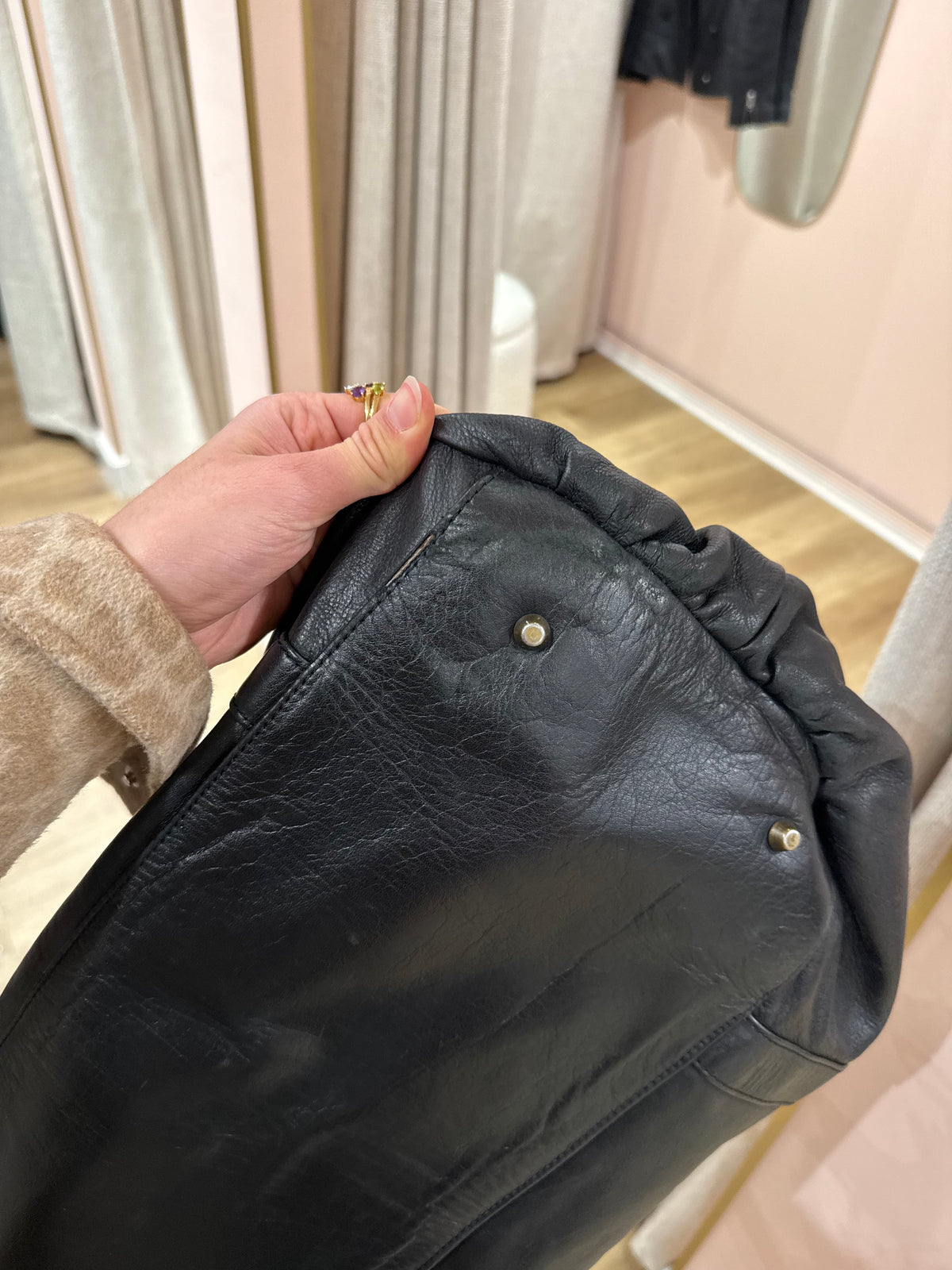 Sac en cuir Gérard Darel grand format