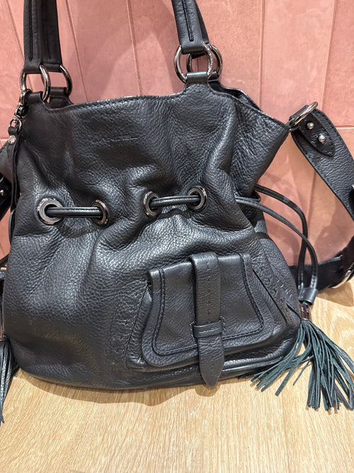 Sac lancel noir en cuir