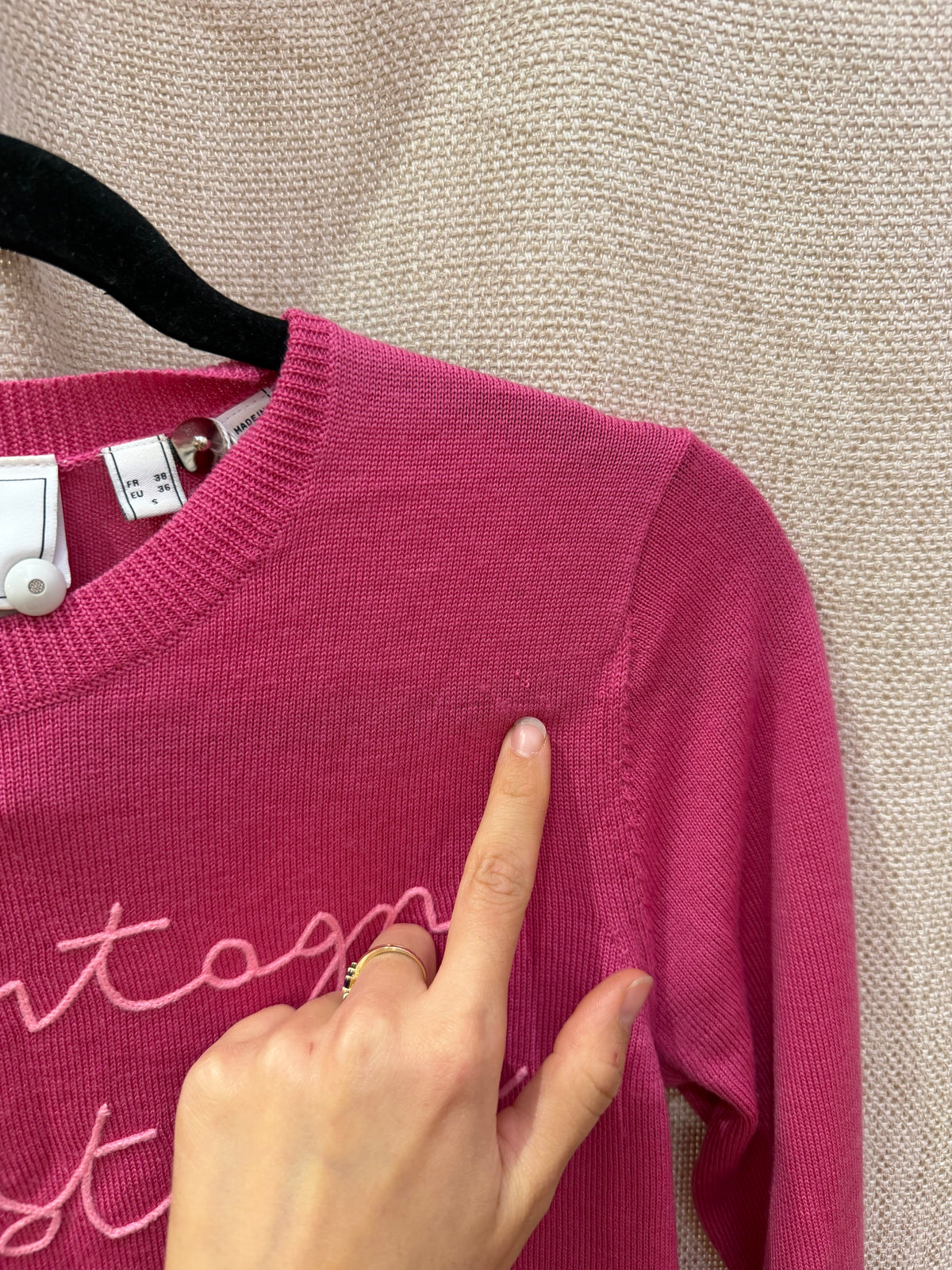 Pull rose rossignol T.38 24/10