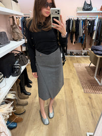 Jupe grise Céline 13/10 T.36