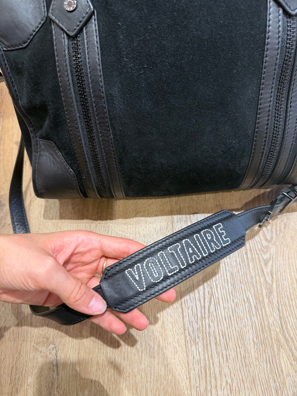 Sac noir Zadig & voltaire en cuir 01/08