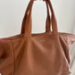 Sac One step camel cuir